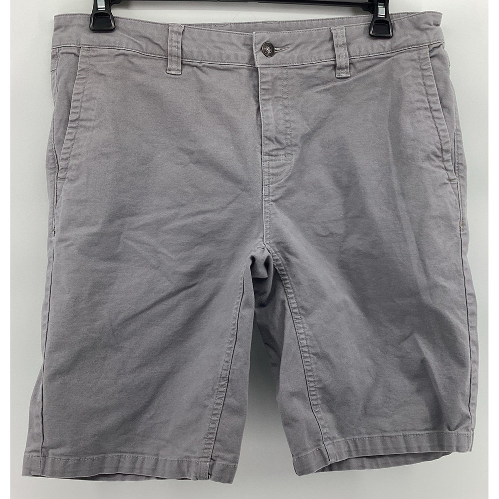 Stio Mens Organic Cotton Gray Shorts Size 35